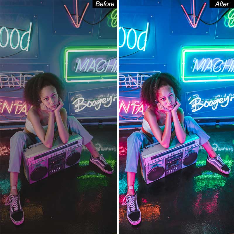 Neon Lights Before After Product Gallery 4